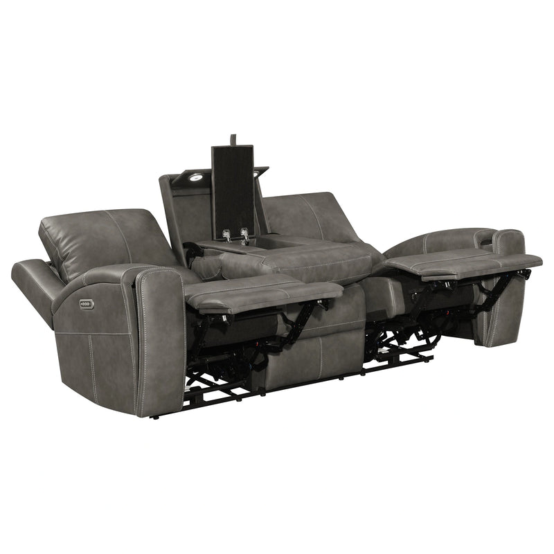 Brickston Triple Power Reclining Sofa Set