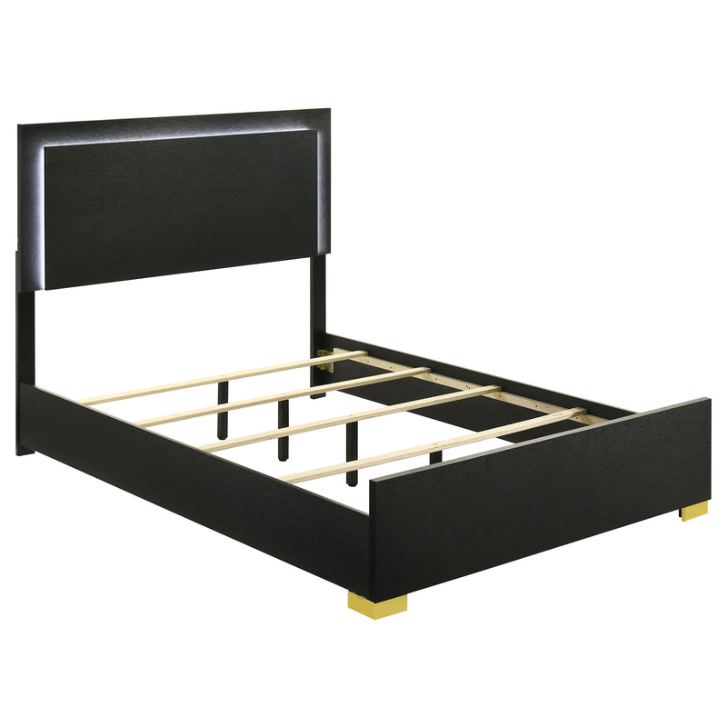 Marceline Panel Bed with LED Lighting