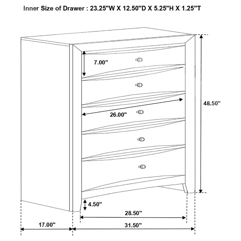 Briana Chest of Drawers