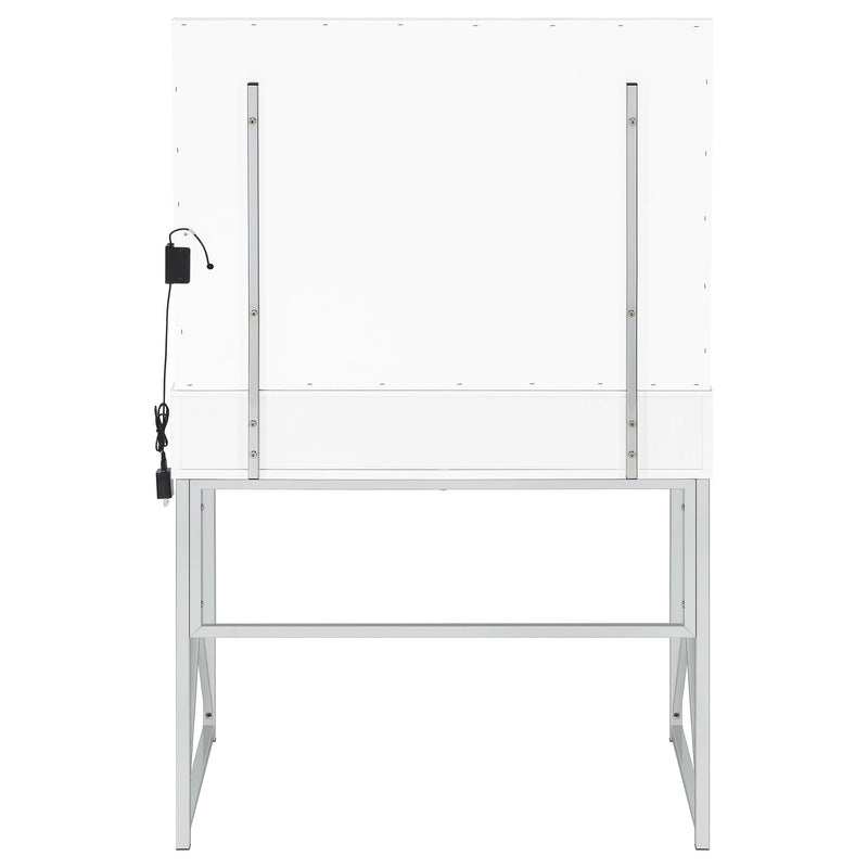 Eliza Makeup Vanity Table with LED Mirror and Stool