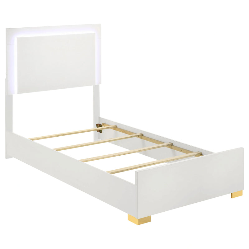 Marceline Panel Bed with LED Lighting