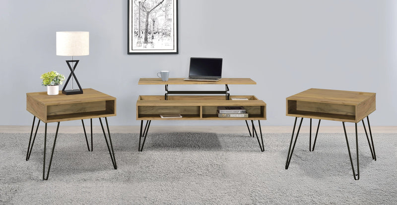 Fanning Lift-Top Coffee Table Set