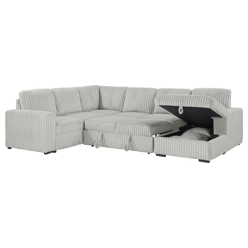 Devonshire Pull-Out Sleeper Sectional Sofa