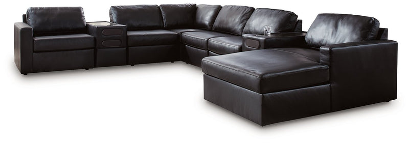 Modmax II Sectional with Chaise and Audio Consoles