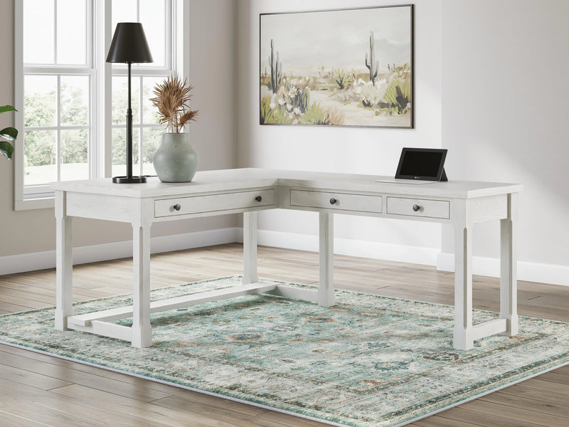 Robbinsdale L-Shaped Home Office Desk