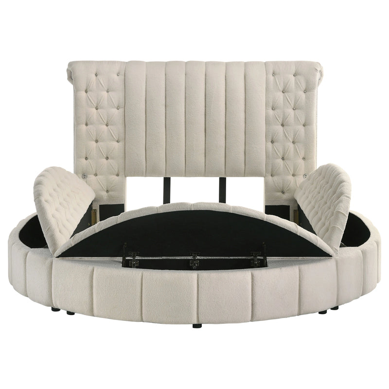 Sonya Panel Floor Storage Bed