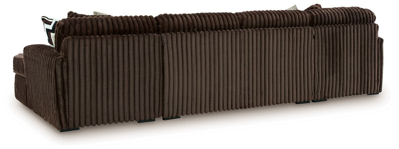 Midnight-Madness Sectional with Chaise