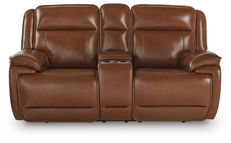 Healy Pier Power Reclining Loveseat with Console