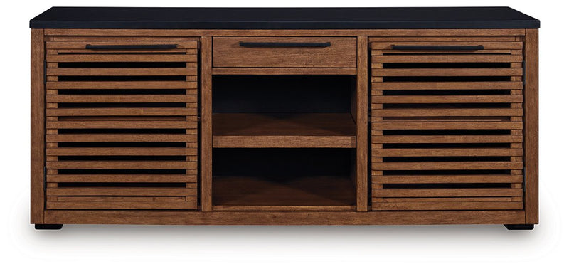 Kallari Credenza with Desk Return