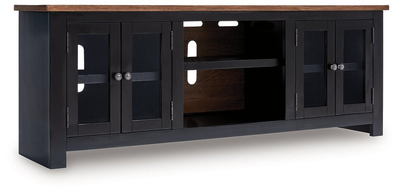 Wildenauer 76" TV Stand with Electric Fireplace