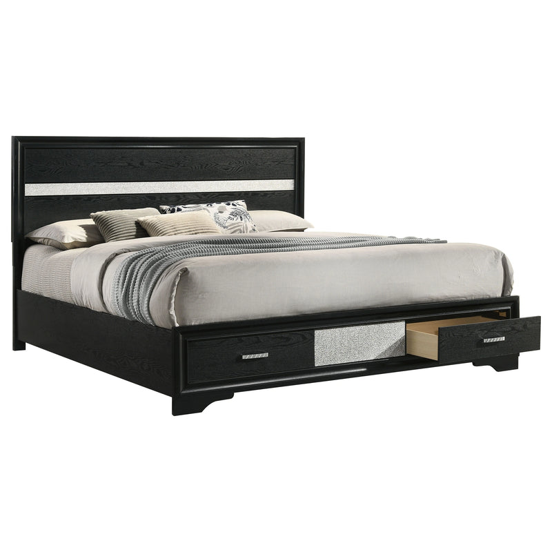 Miranda Panel Platform Storage Bed