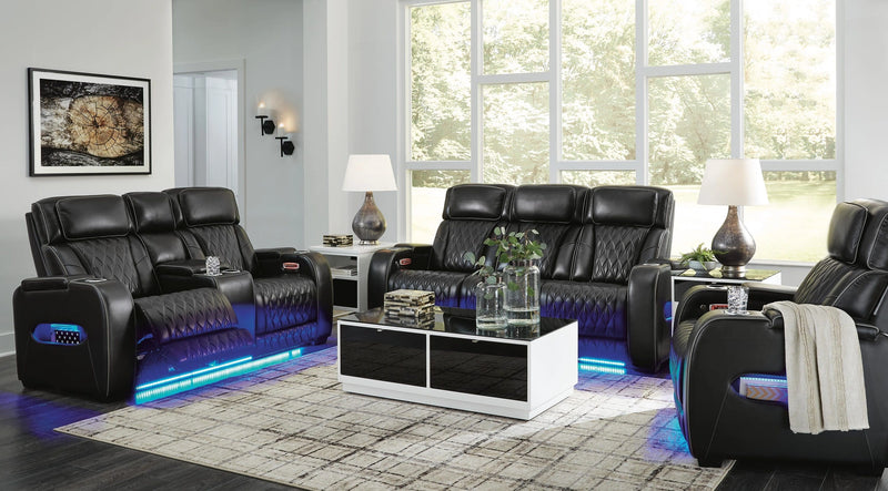 Boyington Power Reclining Sofa, Loveseat and Recliner
