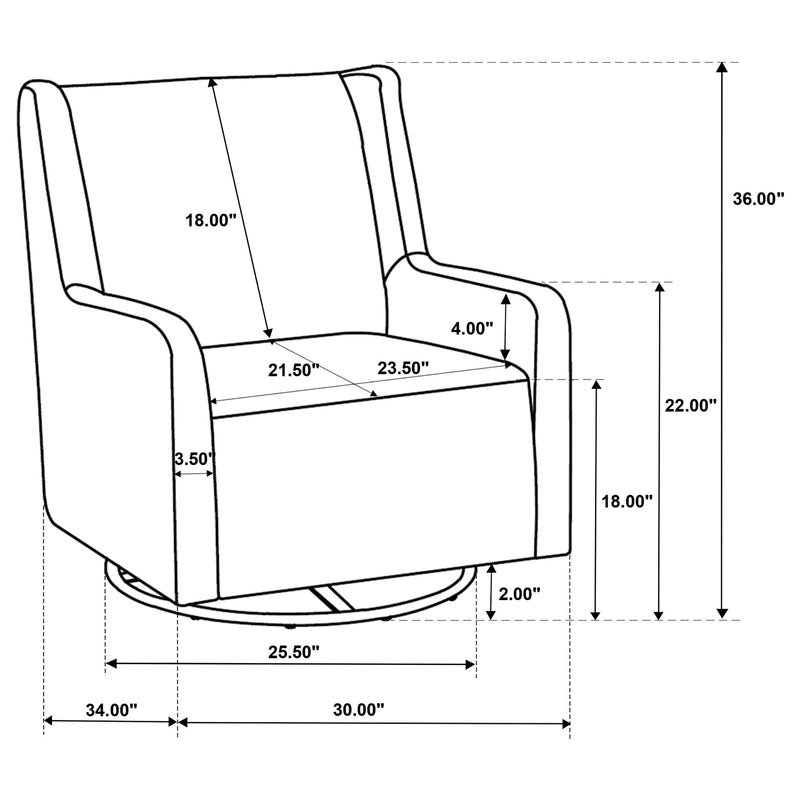 Serra Swivel Glider Chair